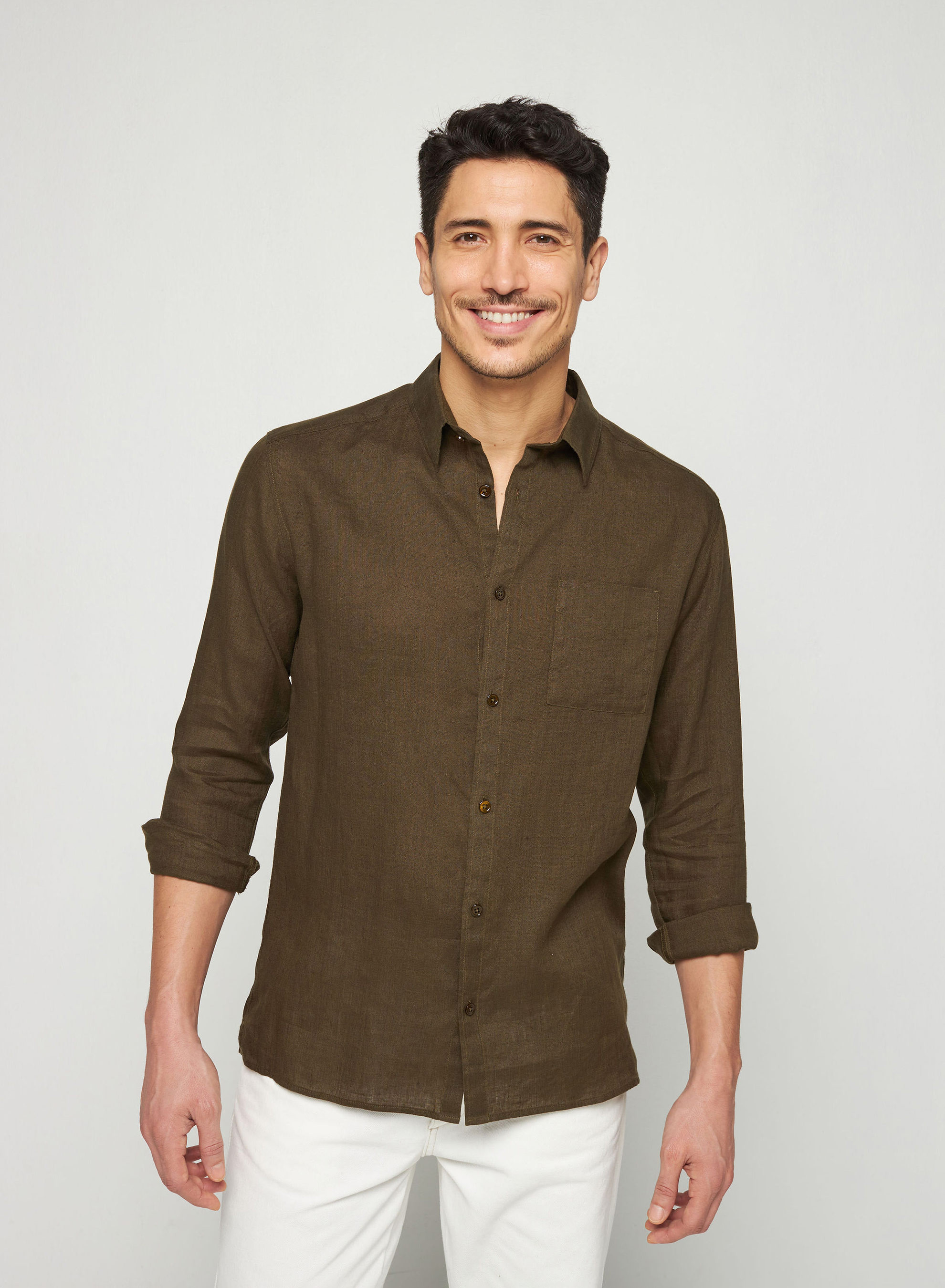 Long sleeve linen shirt - Robin