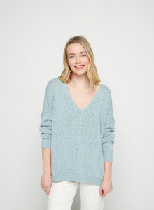Loose cotton and linen jumper - Thalie