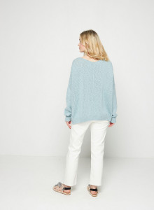 Loose cotton and linen jumper - Thalie