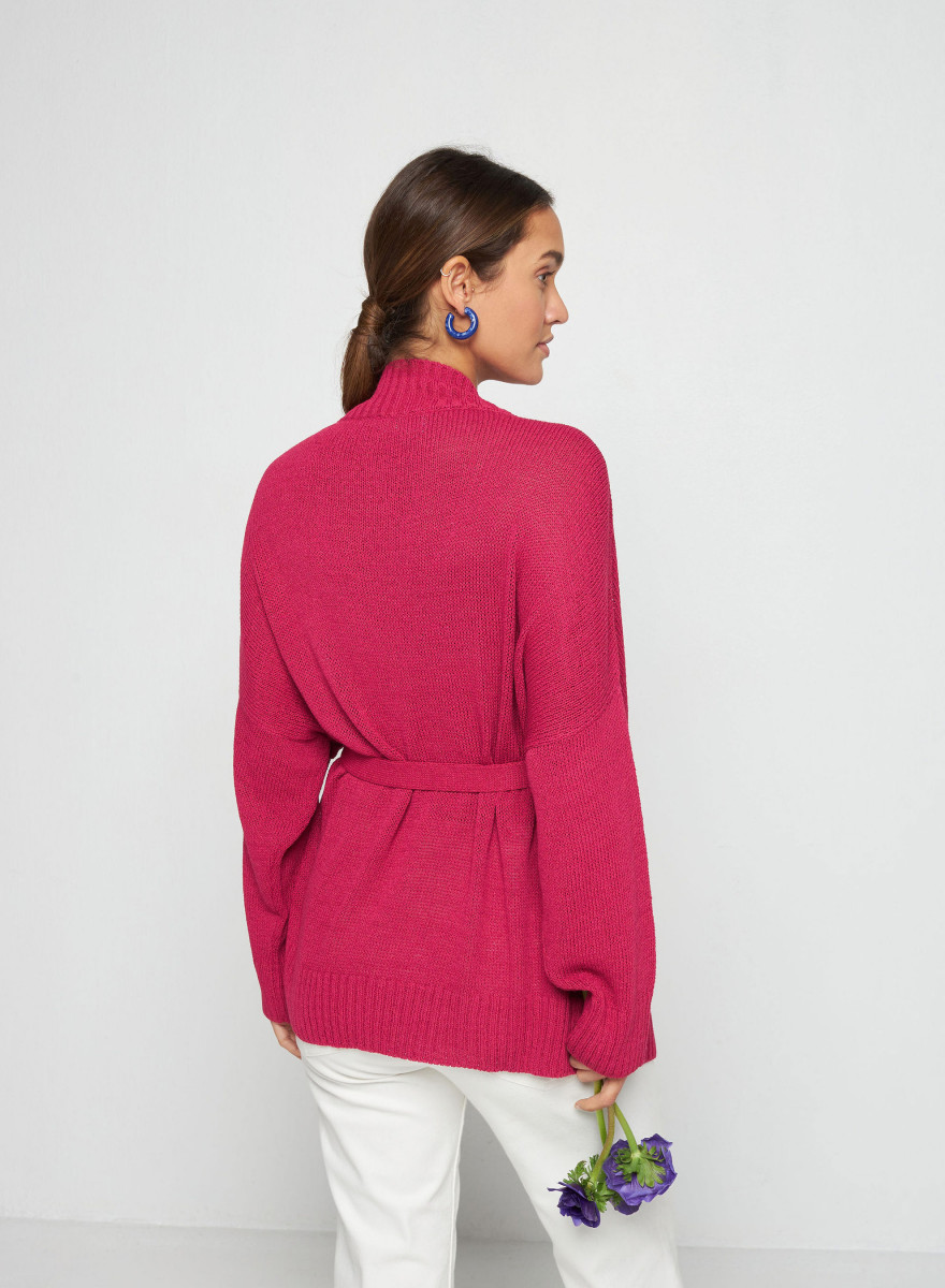 Colete com bolso Corallo - Tendresse