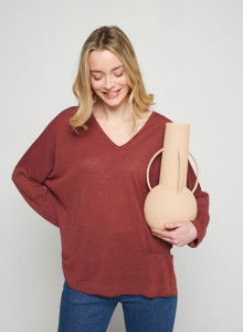 Loose-fit slub linen T-shirt - Balou