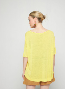 Lightweight slub linen jumper-TASLIM