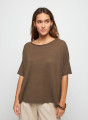 Lightweight slub linen jumper-TASLIM