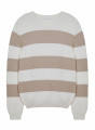 Pull grosses rayures en coton - Rivage