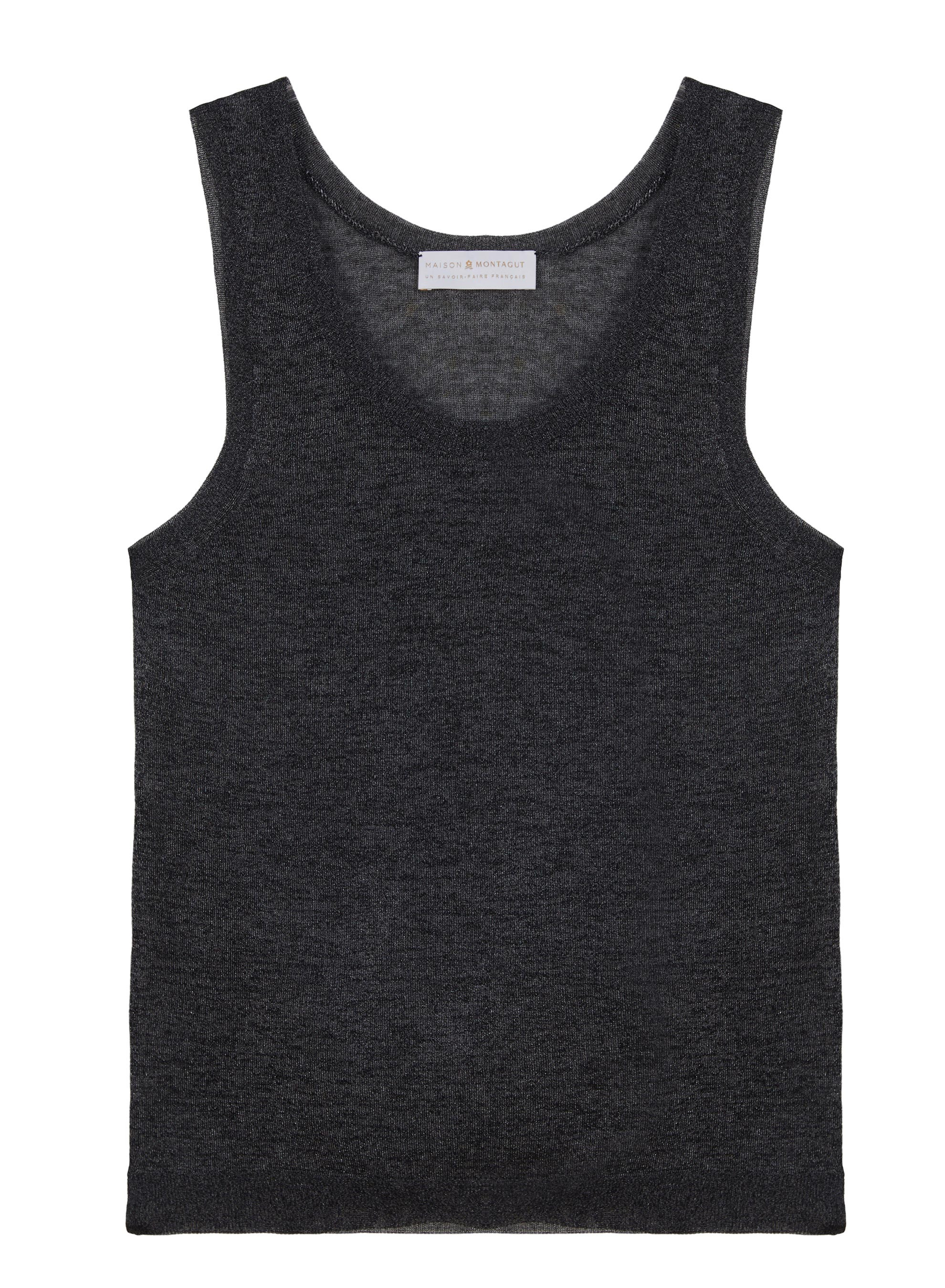 Round neck tank top with iridescent effect - Stella