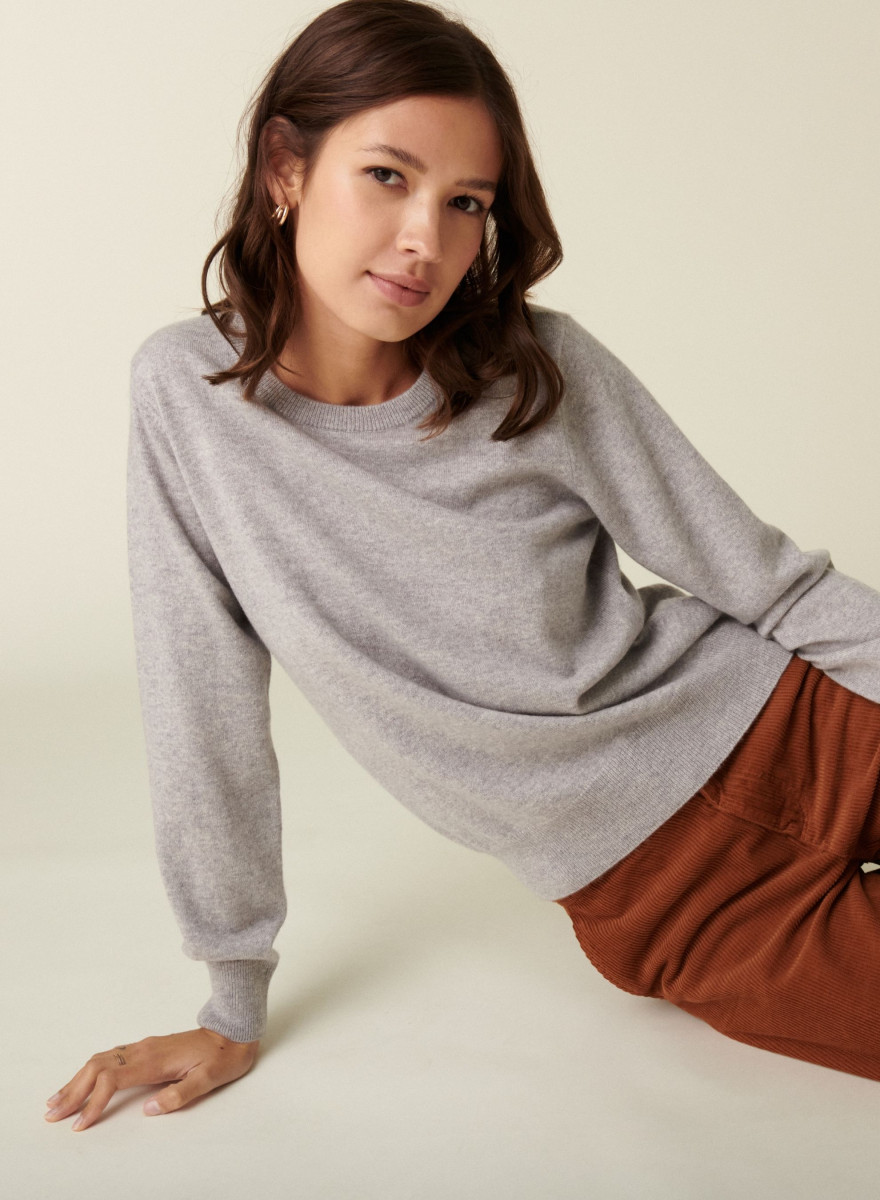 Cashmere round neck sweater - Abeline