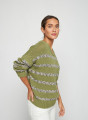 Striped cotton and linen sweater - Thildie
