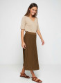 Long skirt in organic cotton - Sixtine