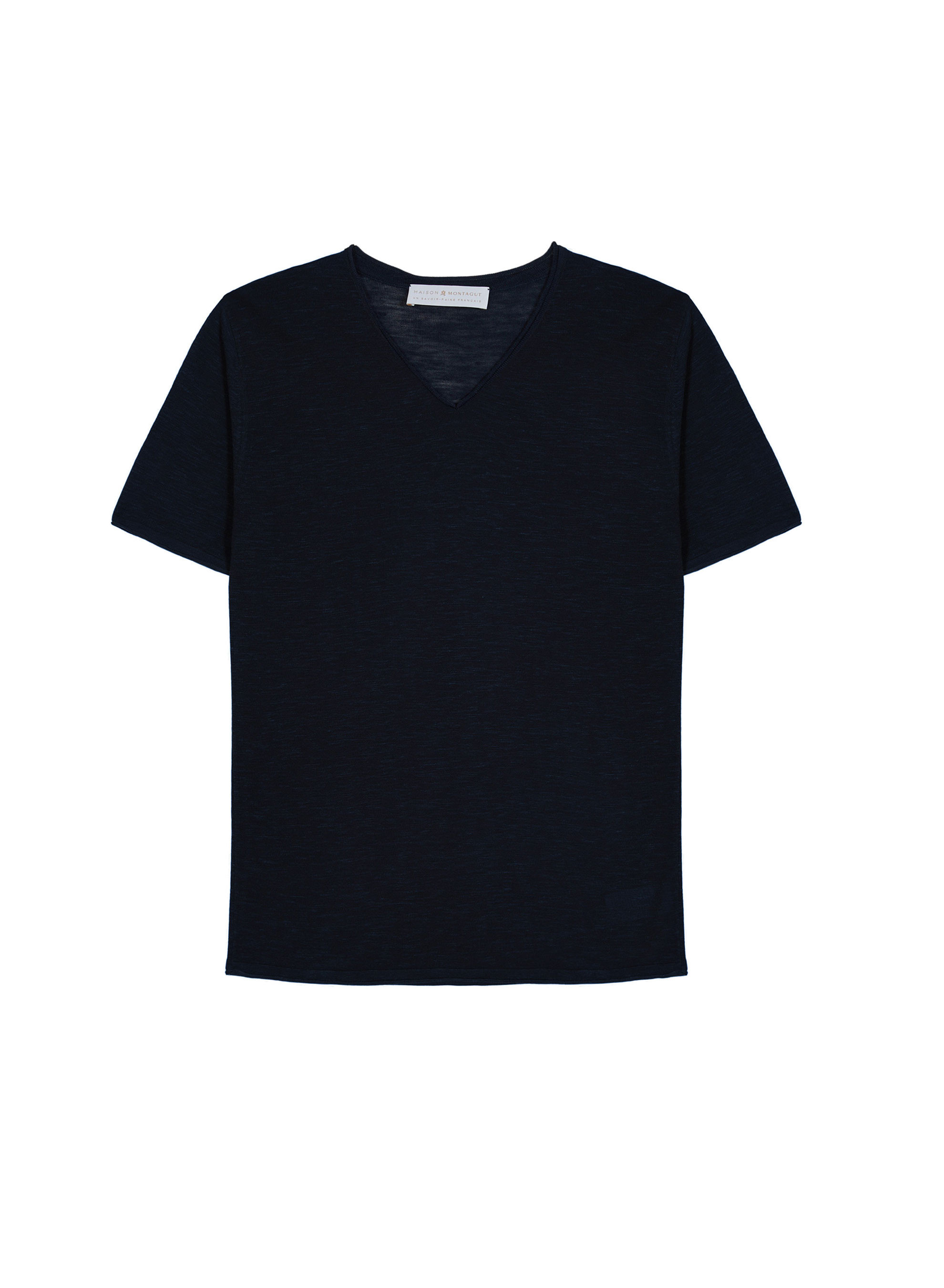 Slub linen V-neck T-shirt - Reuben