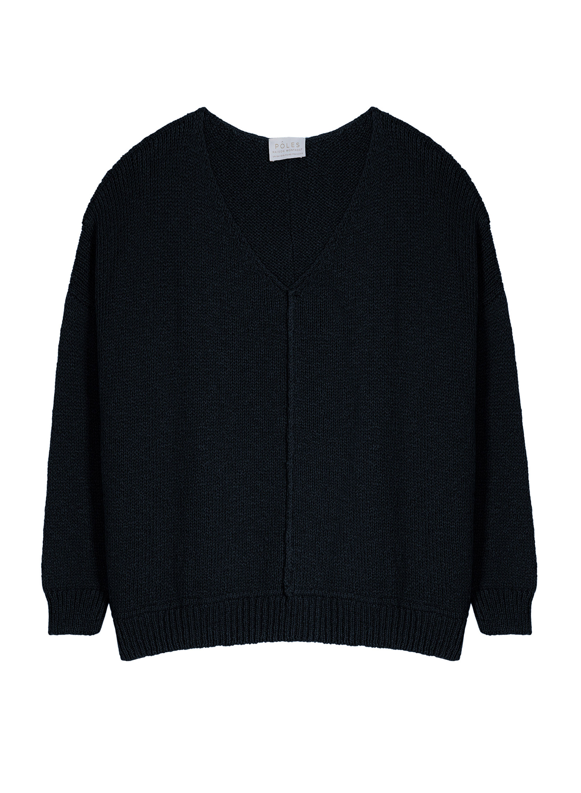 Loose cotton and linen jumper - Thalie