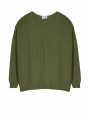 Loose cotton and linen jumper - Thalie