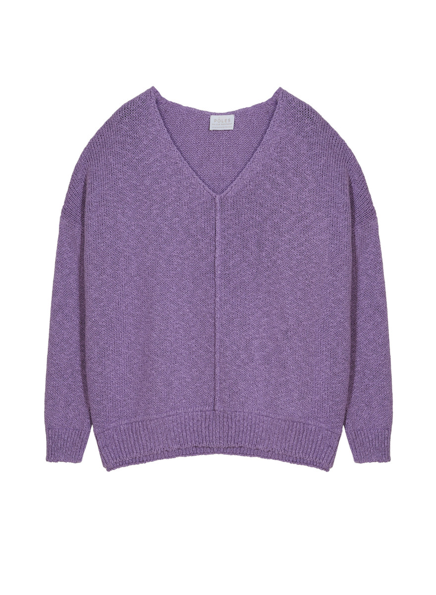 Loose cotton and linen jumper - Nathalie
