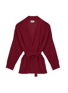 Gilet à poches en Corallo - Tendresse 7681 pivoine - 51 Bordeaux