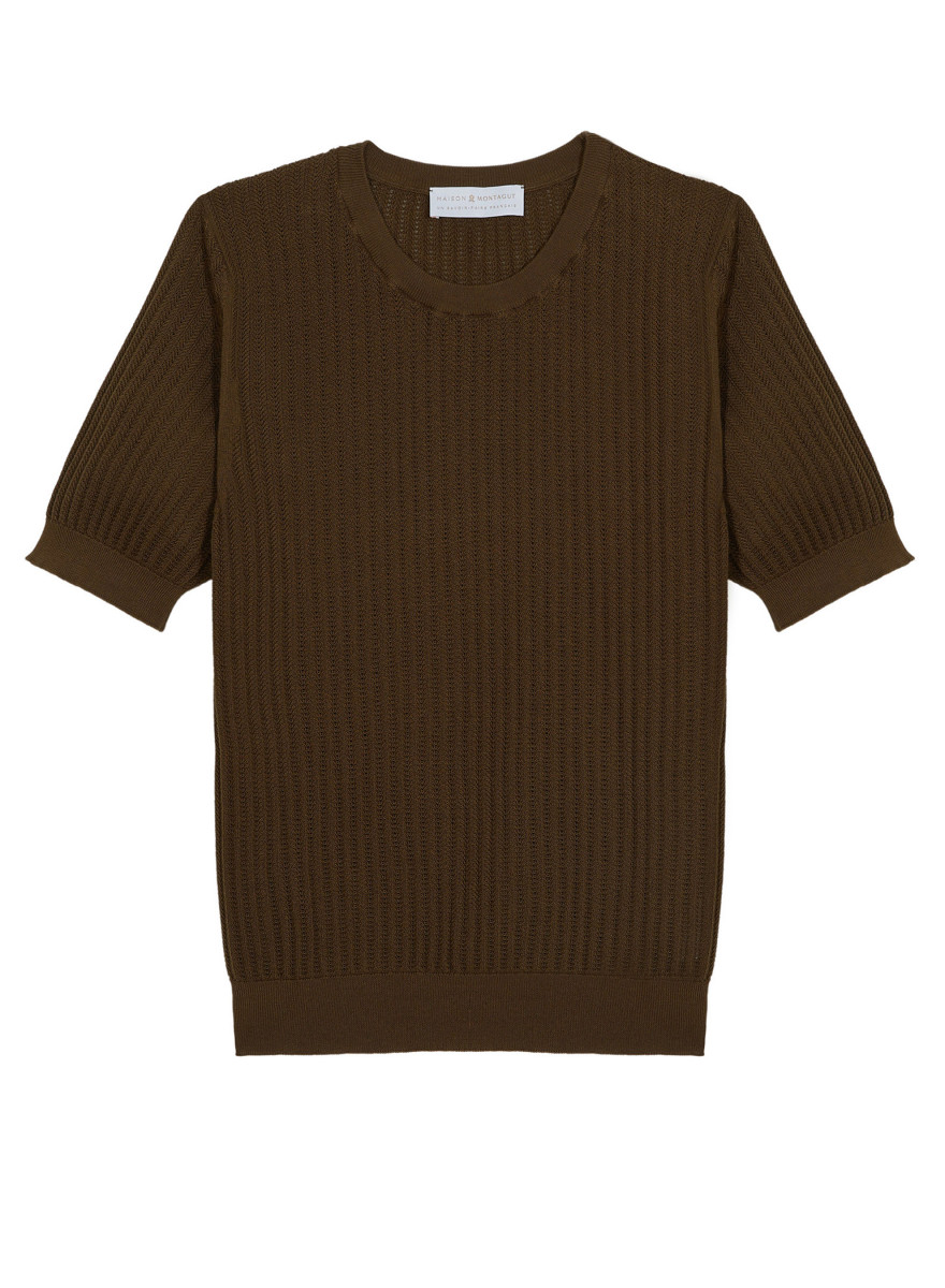 T-shirt round neck in cotton - Sidonie