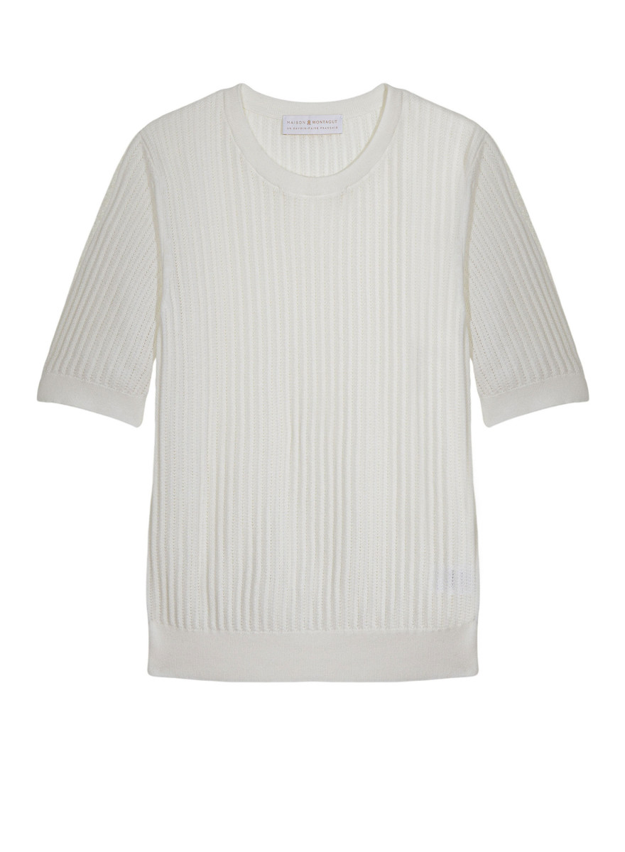 T-shirt round neck in cotton - Sidonie