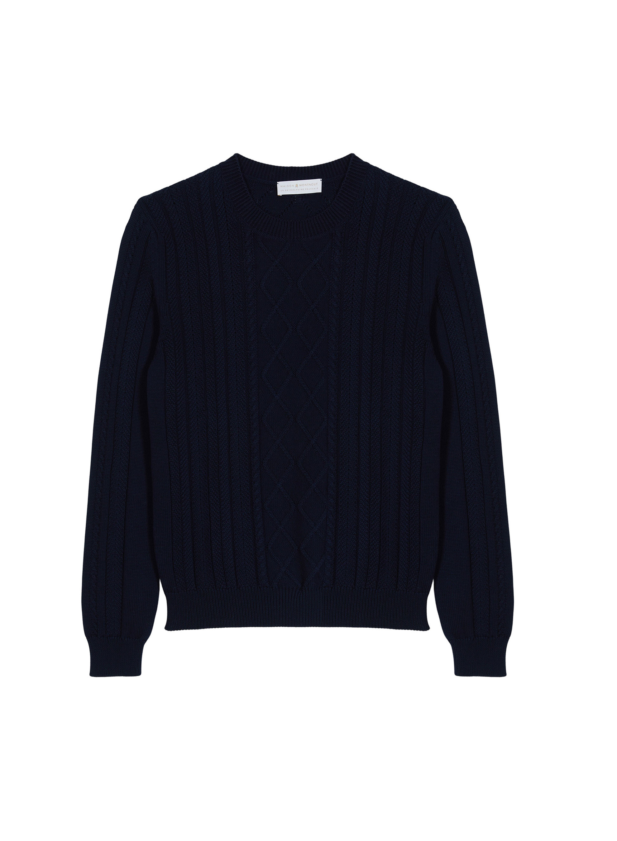 Cable knit sweater 100% organic cotton - Ridwane