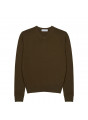 V-neck sweater with logo in merino wool - Elmo