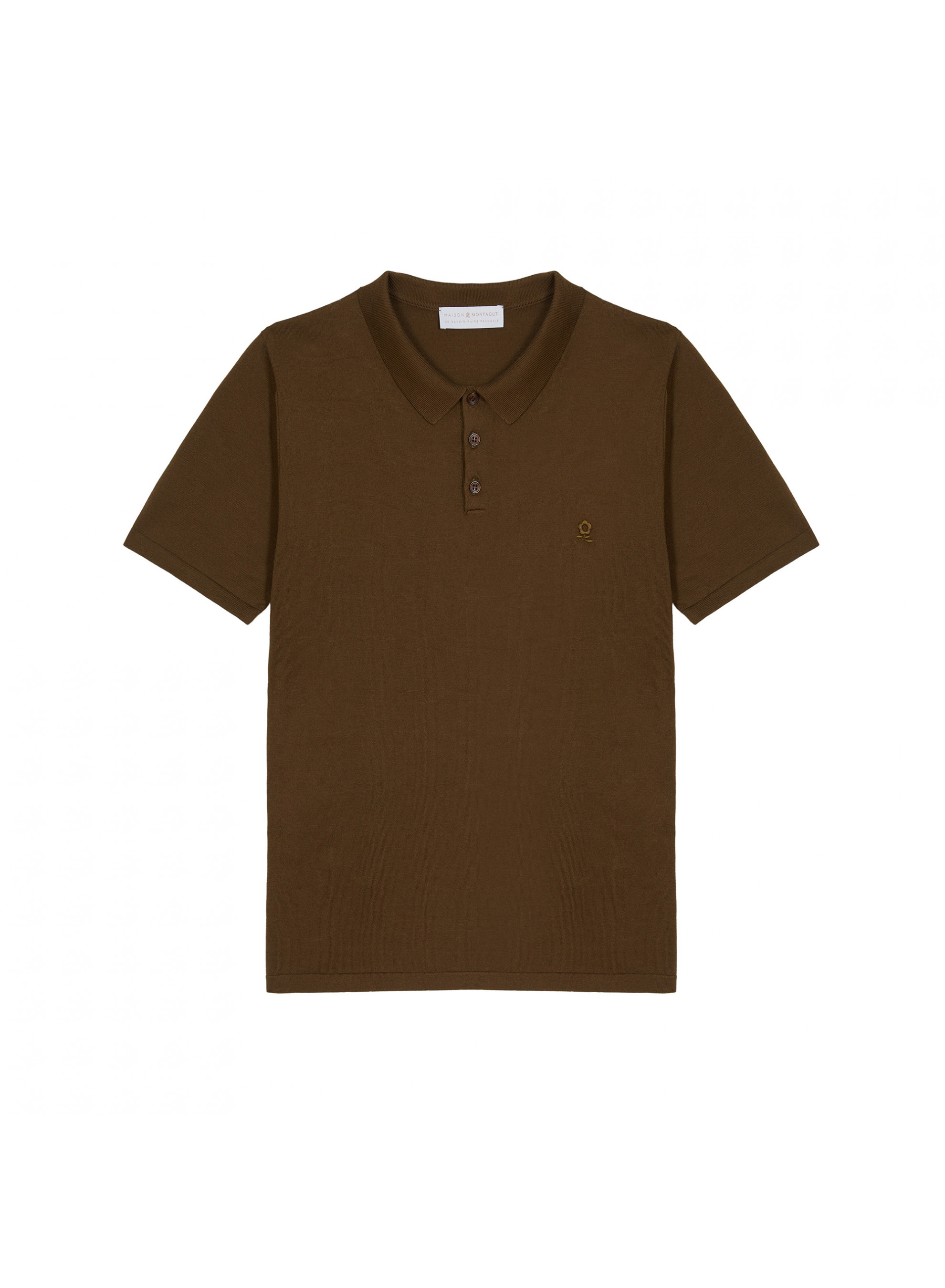 Polo en coton bio avec logo - Richie 7650 kaki - 83 Kaki
