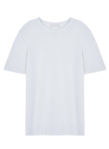 Slub linen round neck T-shirt - Renaud