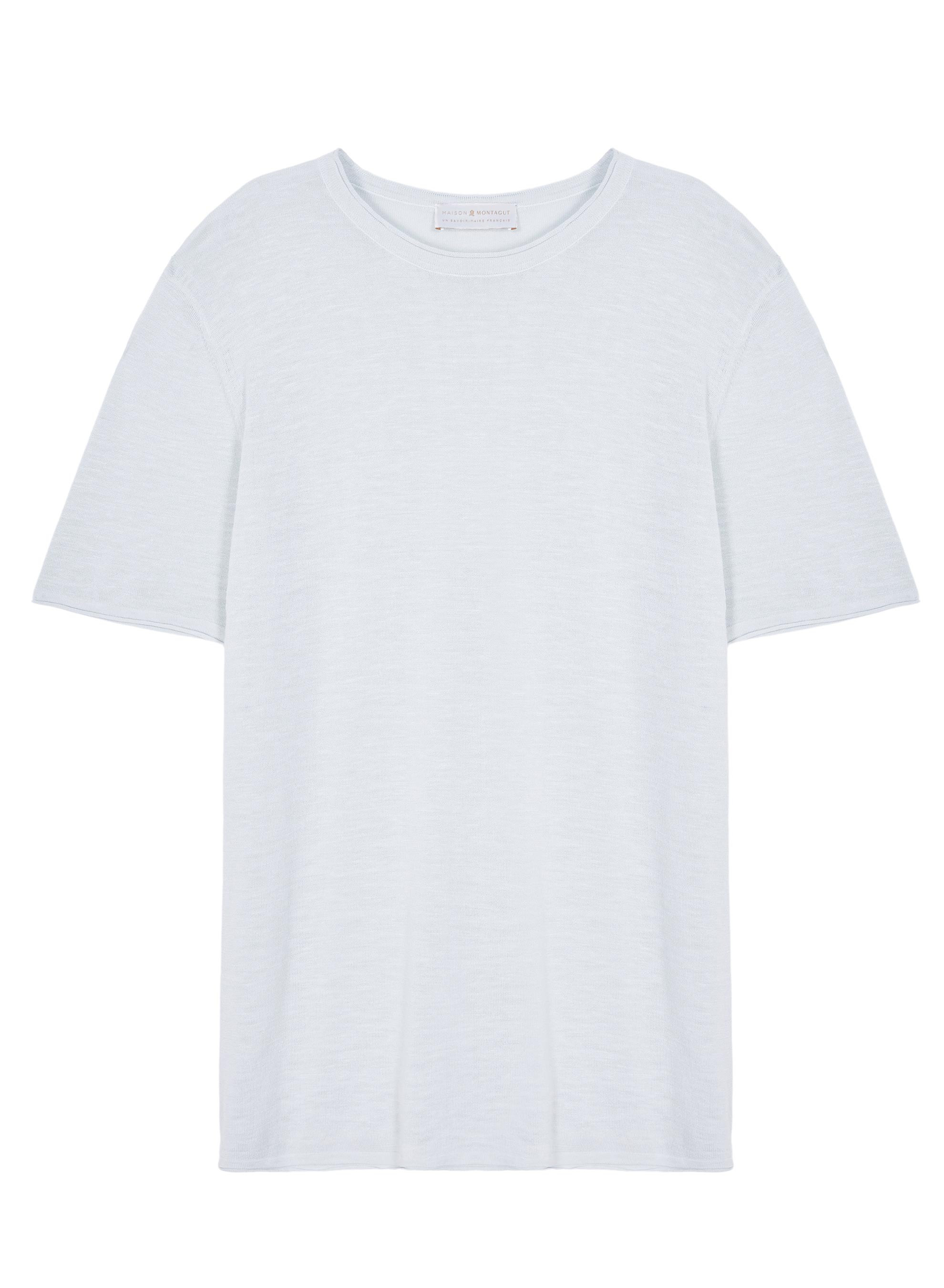 Slub linen round neck T-shirt - Renaud