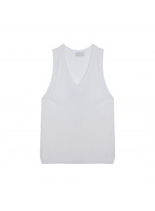 Slub linen tank top - Tahiti