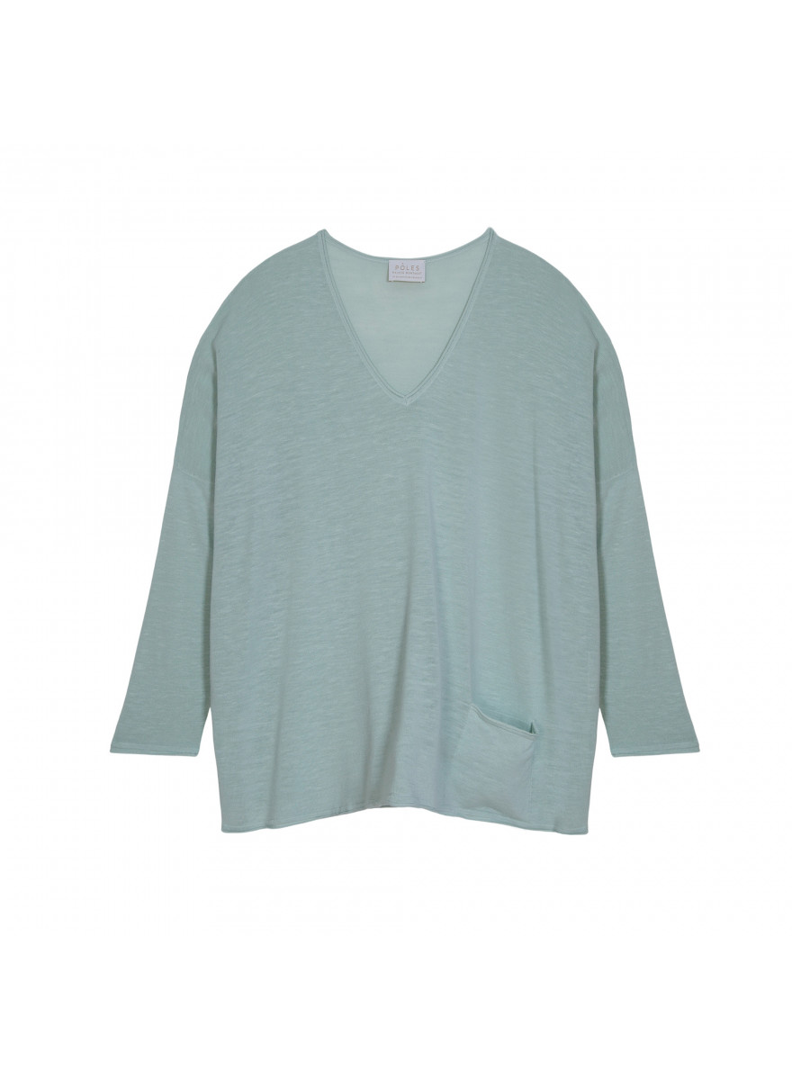 Loose-fit slub linen T-shirt - Balou