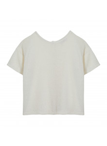 Linen Button Back T-Shirt - Tilla