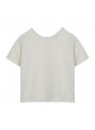 Linen Button Back T-Shirt - Tilla