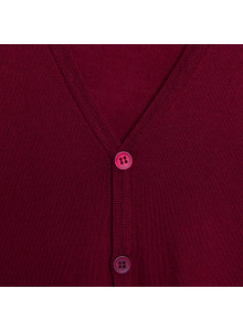 Gilet en laine mérinos Falco 6343 imperial - 52 Rouge