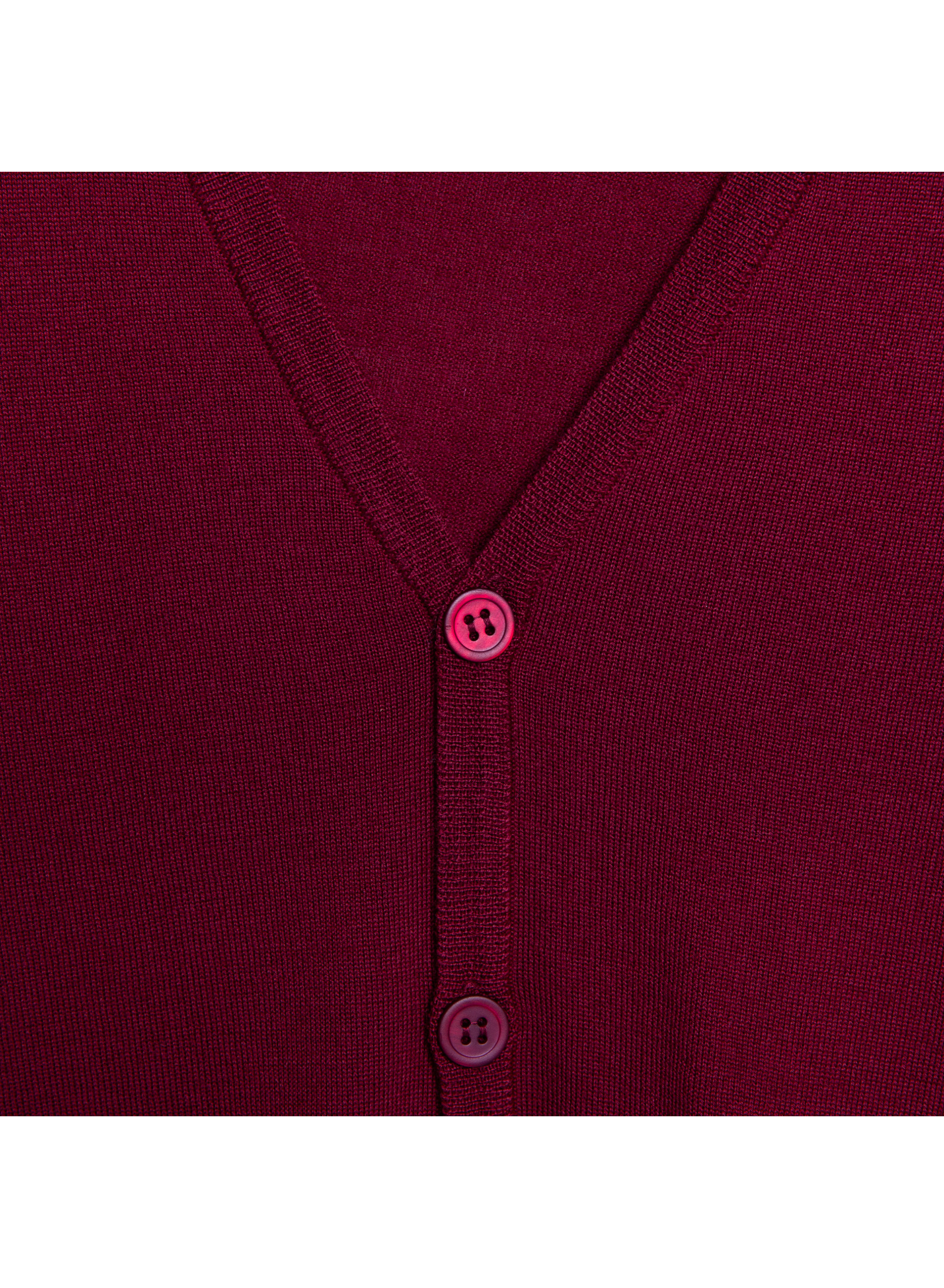 Gilet en laine mérinos Falco 6343 imperial - 52 Rouge