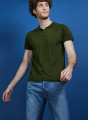 Polo manches courtes en Fil Lumière - Babar 6851 maquis - 83 Kaki