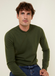 Cashmere V-neck sweater - Evann