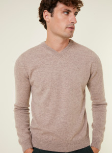 Cashmere V-neck sweater - Evann