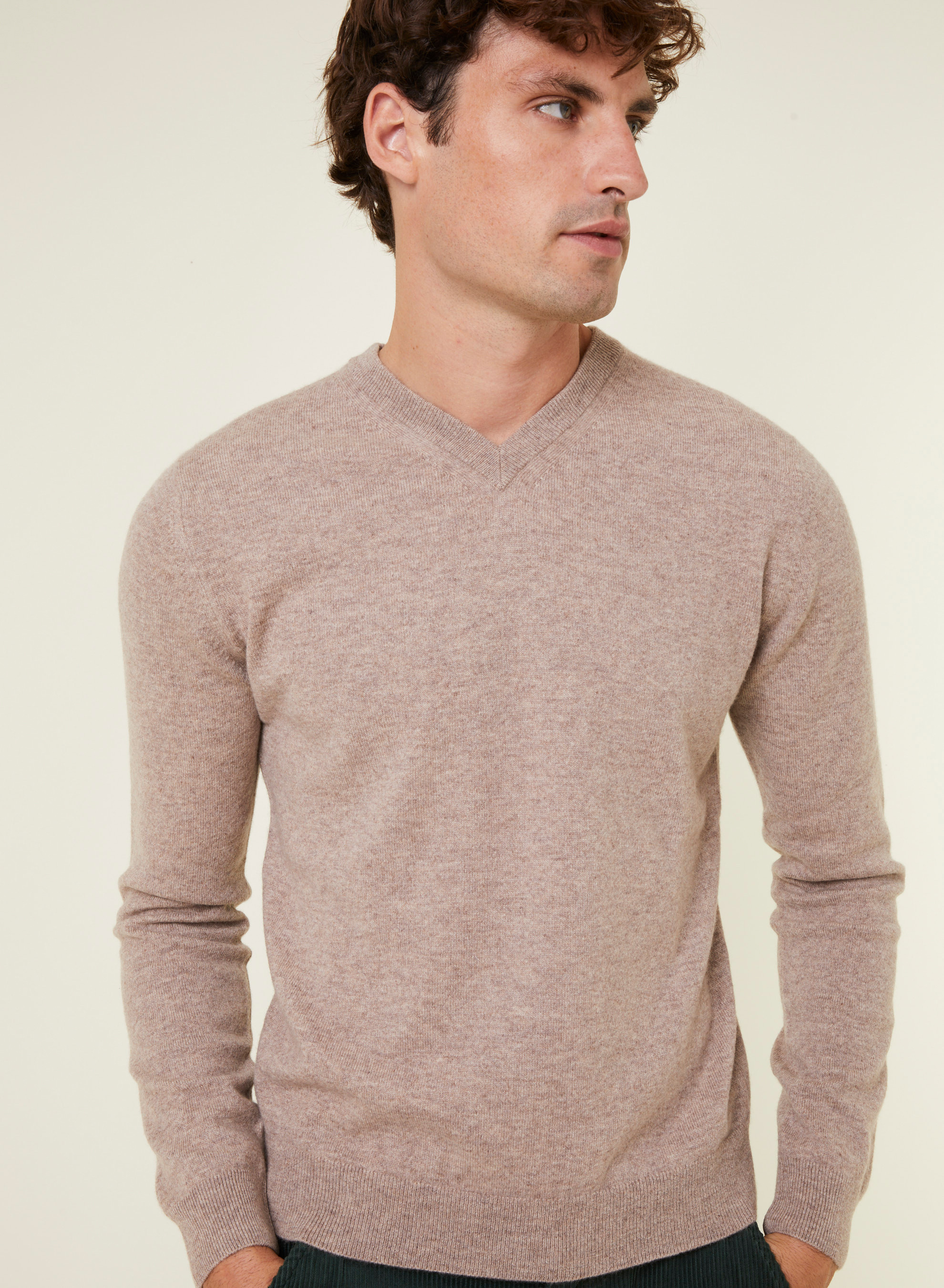 Cashmere V-neck sweater - Evann