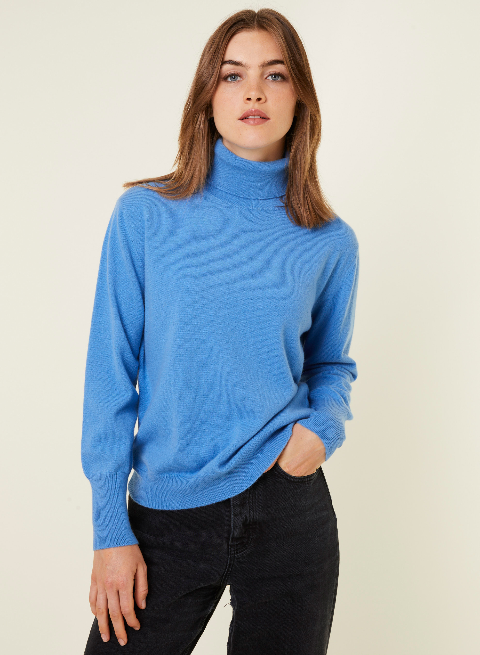 Cashmere turtleneck sweater - Anabelle