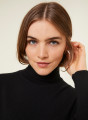 Pull col roulé en cachemire - Anabelle 7810 noir - 01 Noir