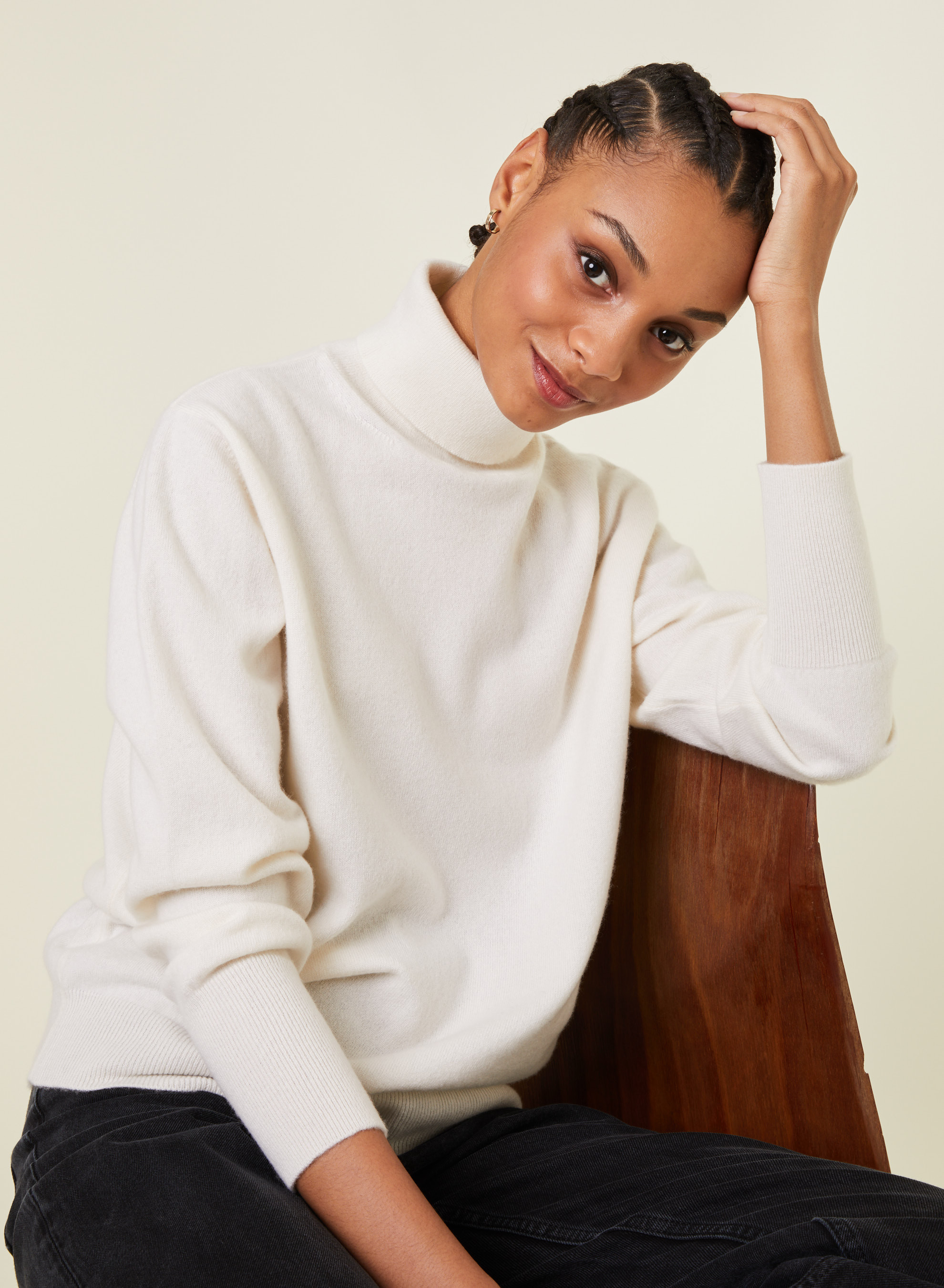 Cashmere turtleneck sweater - Anabelle