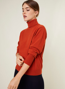 Cashmere turtleneck sweater - Anabelle