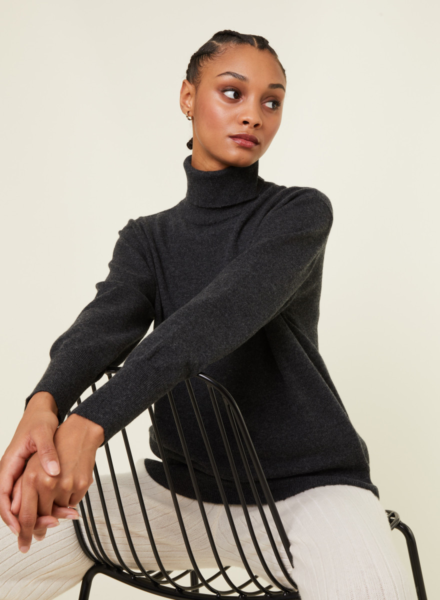 Cashmere turtleneck sweater - Anabelle