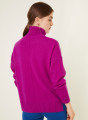 Turtleneck sweater with cashmere slits - Adena