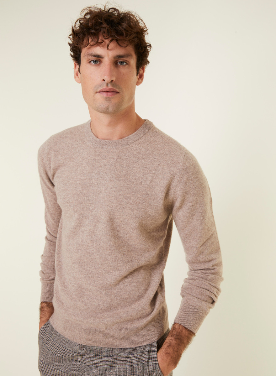 Cashmere round neck sweater - Evain