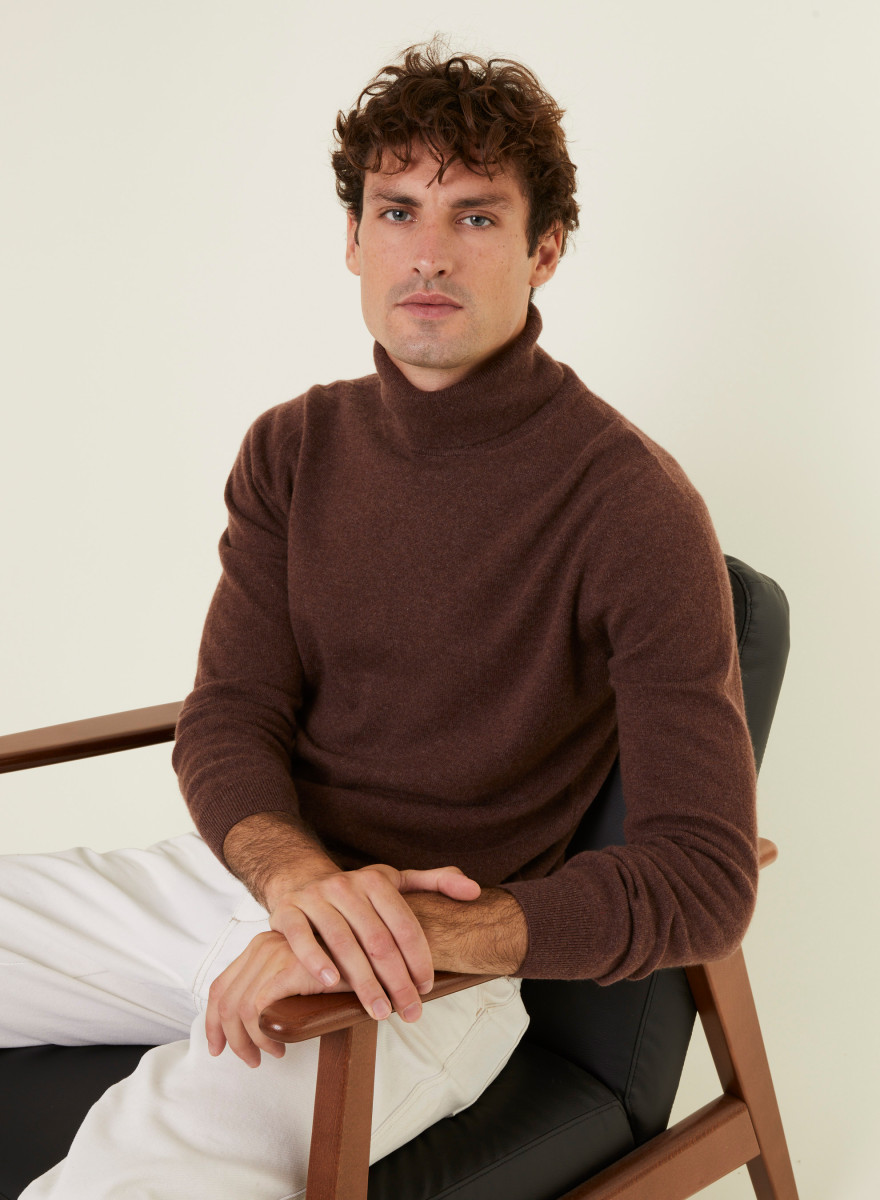 Cashmere turtleneck sweater - Eduardo