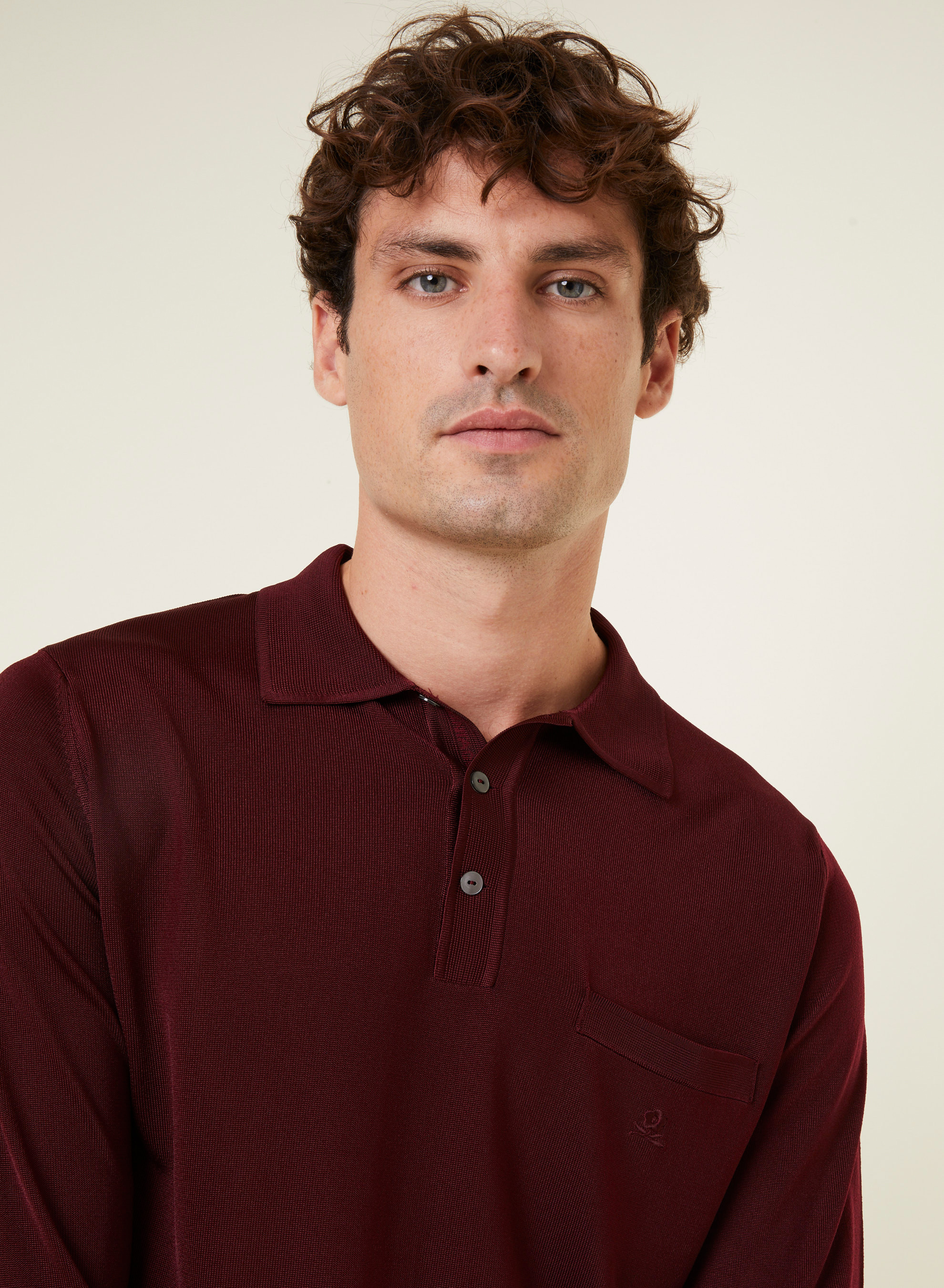 Long sleeves shirt made of fil lumière Boris