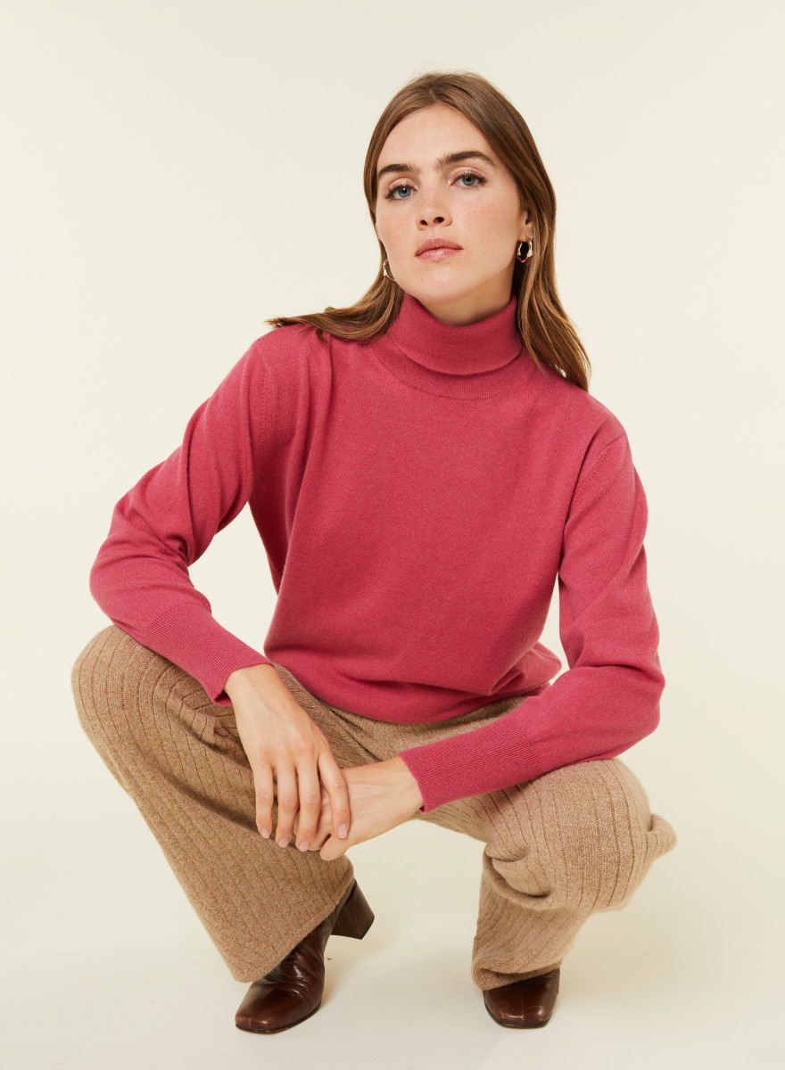 Suéter de cashmere com gola alta - Anabelle