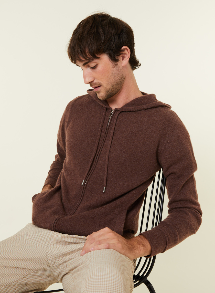 Cashmere Zip Hoodie - Bradley
