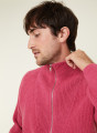 Recycled Wool and Cashmere Beaded Trucker Neck Sweater - English