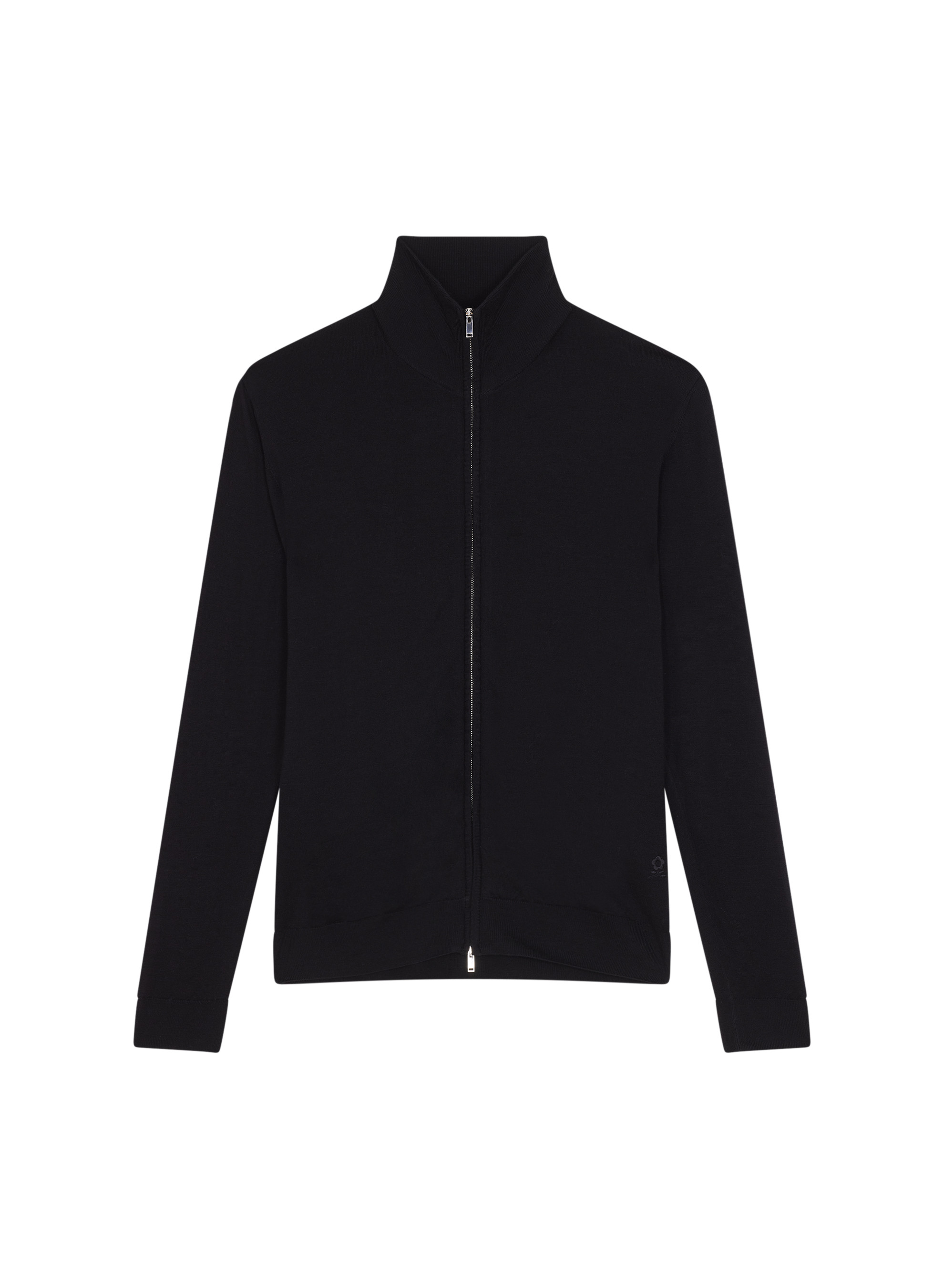 Gilet zippé avec logo en laine mérinos - Estian 7870 ecureuil - 92 Rouille