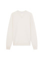 Pull col V en cachemire - Evann 7852 celadon - 94 Vert amande