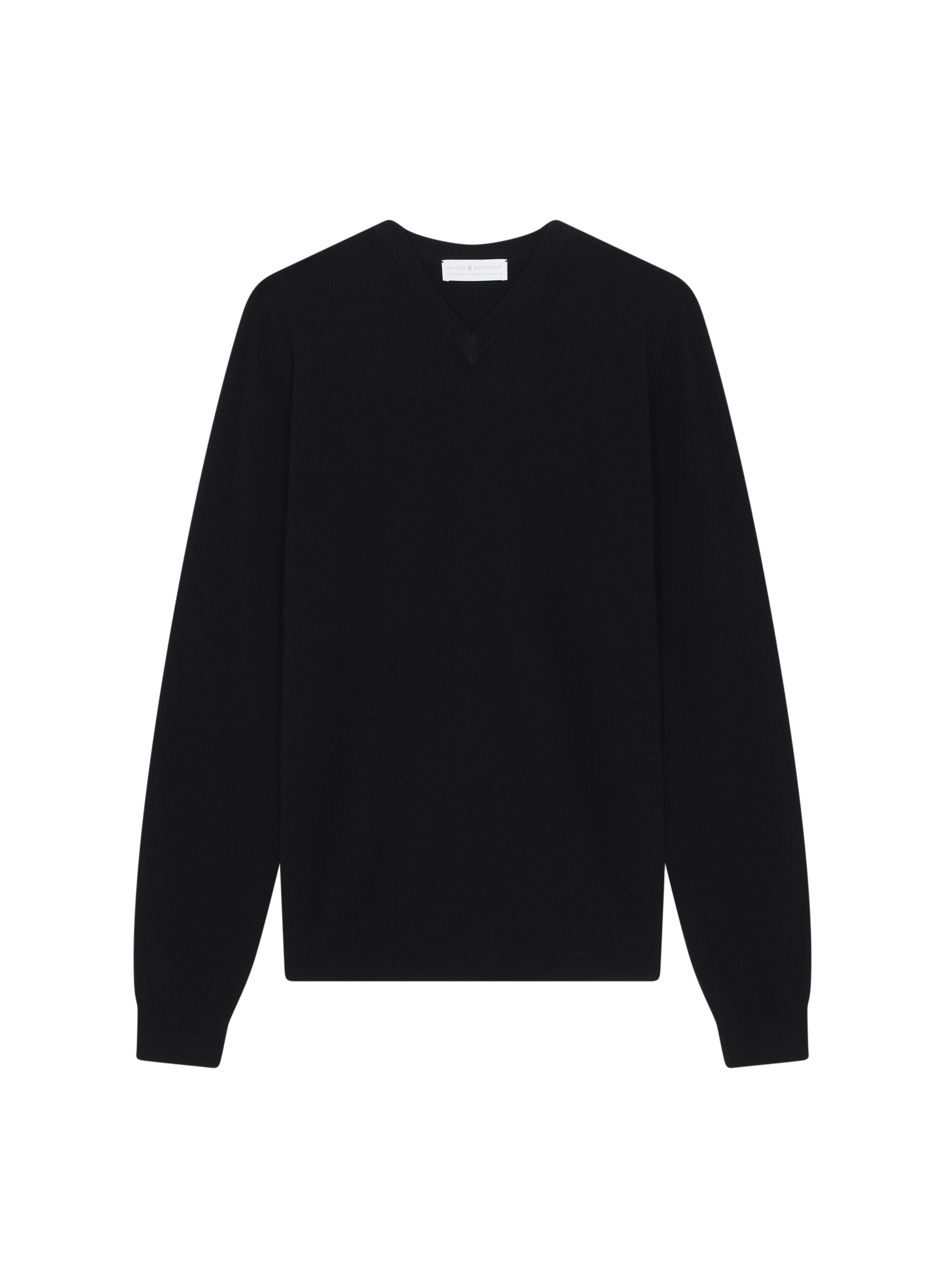 Pull col V en cachemire - Evann 7852 celadon - 94 Vert amande