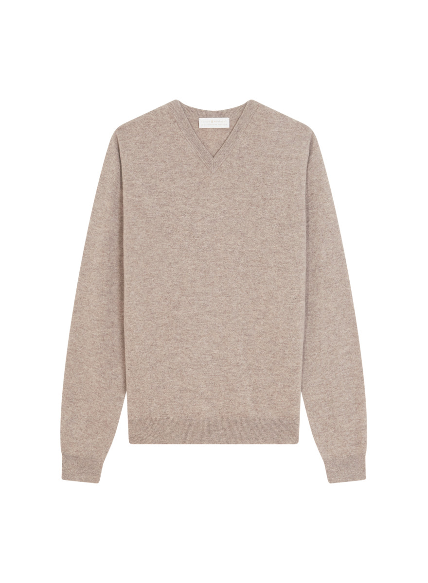Cashmere V-neck sweater - Evann